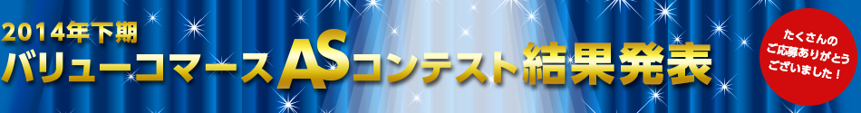 2014年下期バリューコマースASコンテスト