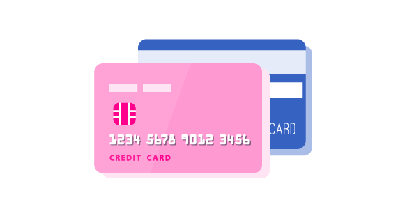 クレジットカードのイラストイメージ